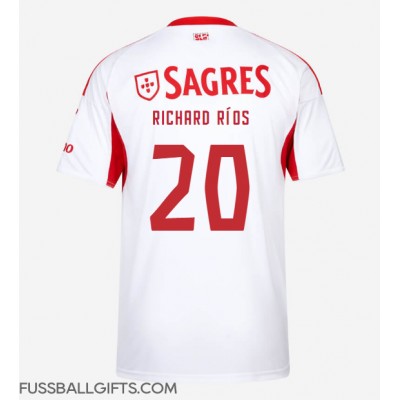 Benfica Richard Rios #20 Fußballbekleidung Auswärtstrikot 2025-26 Kurzarm Benfica Richard Rios #20 Fußballbekleidung Auswärtstrikot 2025-26 Kurzarm
